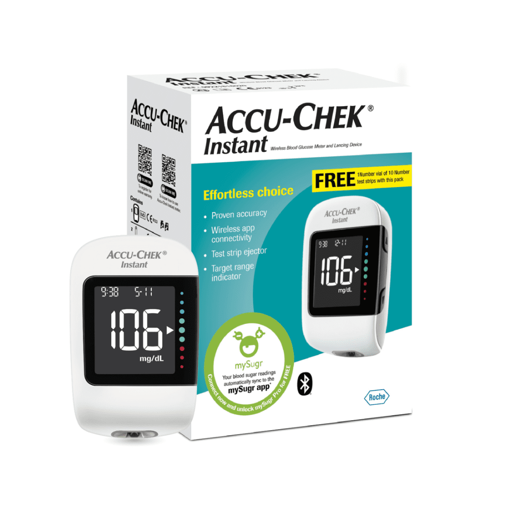 picture of a glucometer