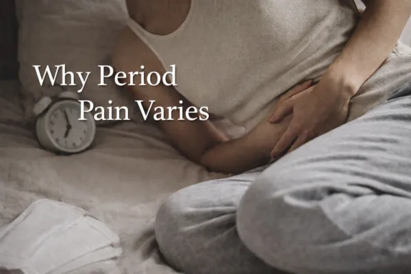 Why period pain varies from mild cramps to severe discomfort
